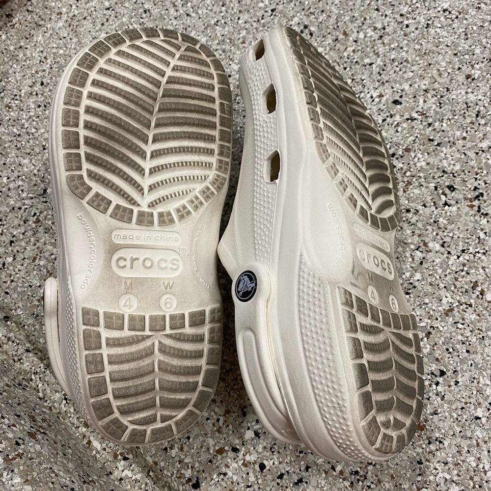 white crocs
